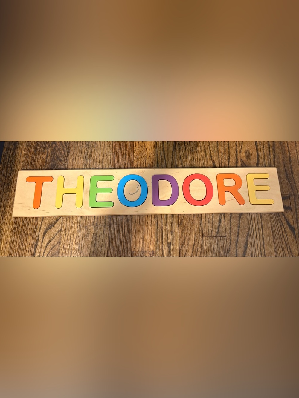 Theodore Rainbow Name Puzzle